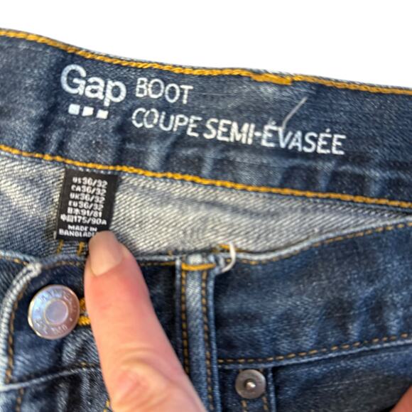 GAP men’s Bootcut Denim jeans 36x32, Americana every day rugged casual #3664 - Picture 5 of 6